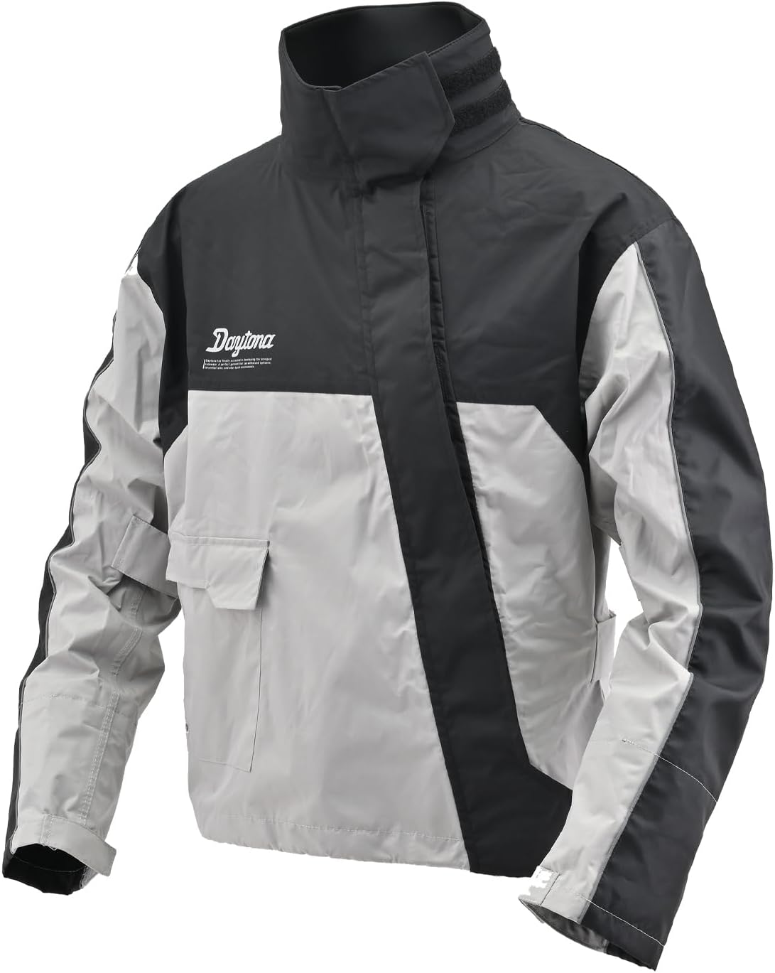 メンズ用20,000mm耐水圧ストレッチレインジャケット グレー DR-001