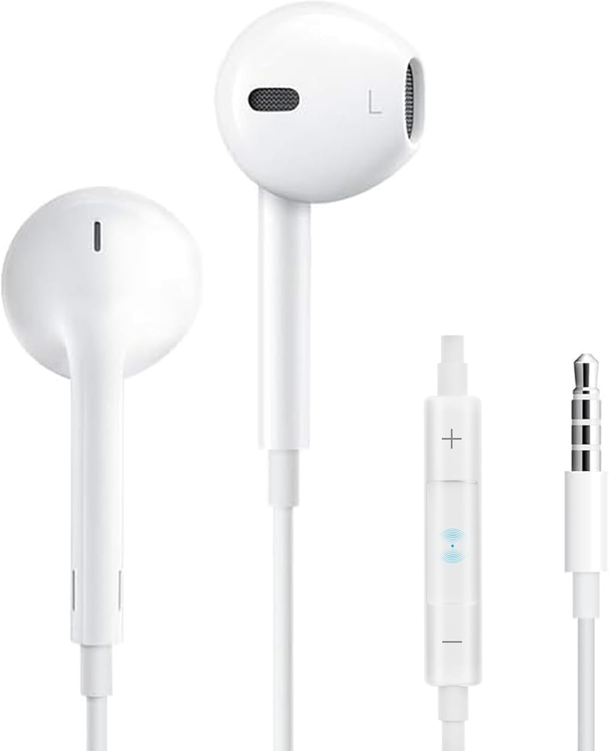 有線イヤホン 3.5mmジャック HIFI音質 ノイズキャンセリング マイク付き 快適装着 通話可【2024新版】