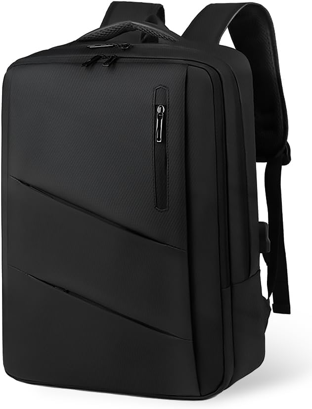 ビジネスリュック メンズ 大容量 防水 30L 15.6インチ PC対応 USB充電ポート付き 男女兼用 ブラック