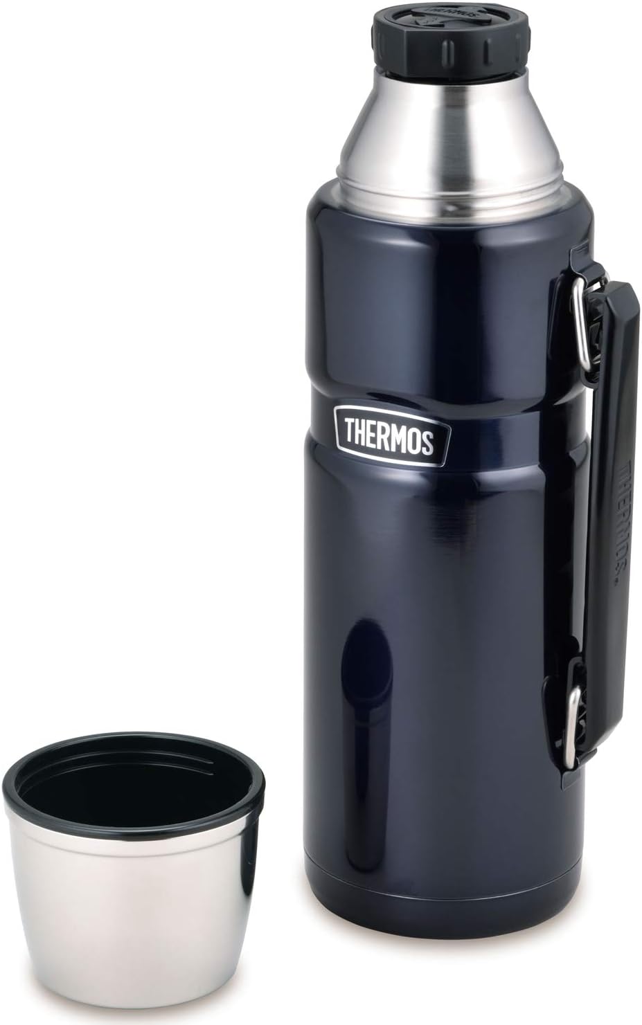 アウトドア用 ステンレスボトル 1.2L ミッドナイトブルー