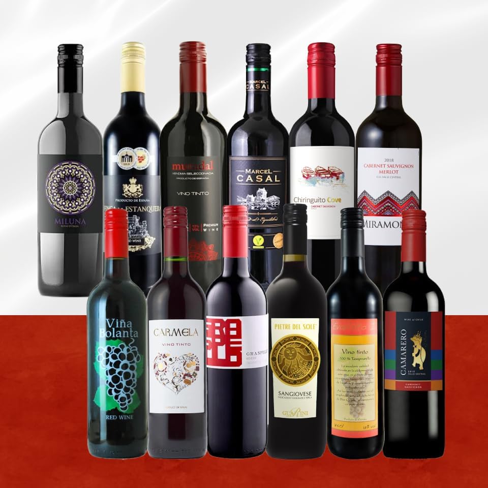 コスパ最強！金賞ワイン12本セット ギフト用赤ワイン飲み比べ