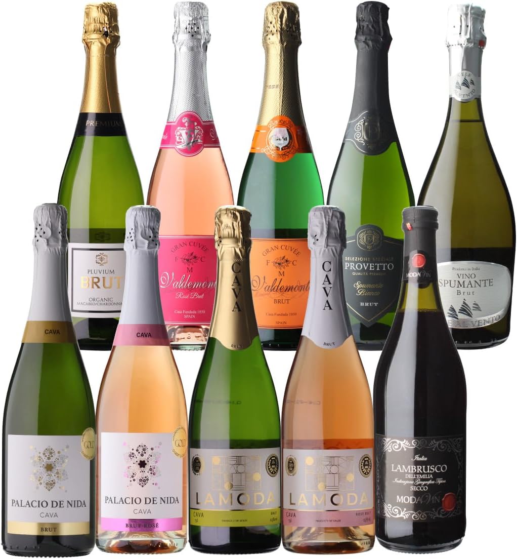 デイリー飲みに最適なスパークリングワイン10本セット