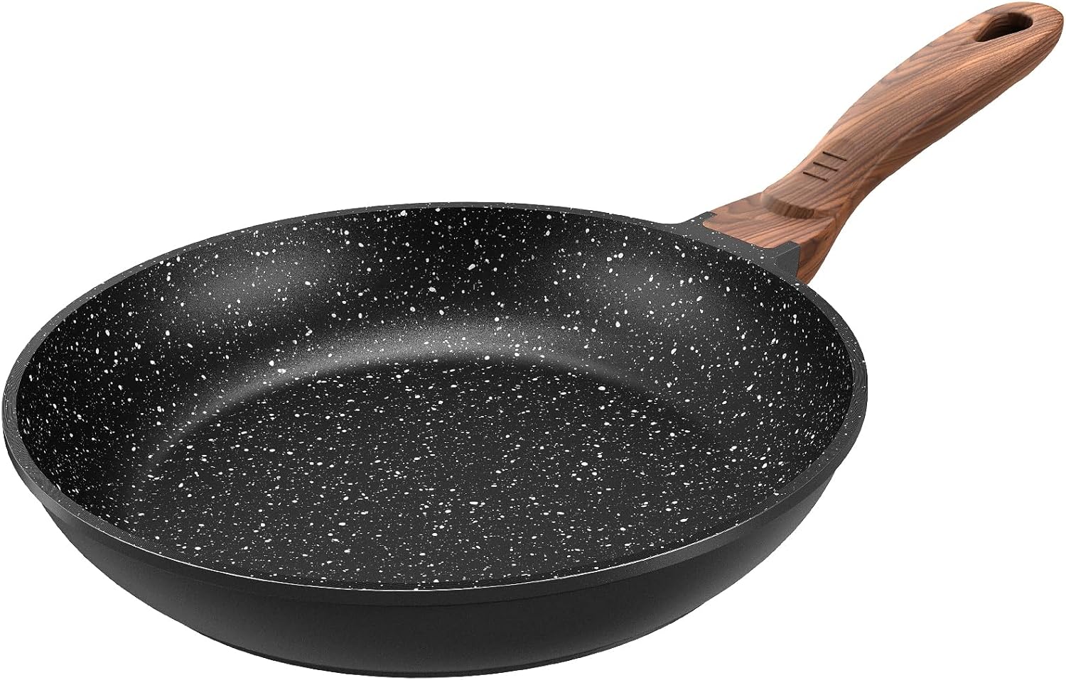 28cm IH・ガス対応フライパン - 焦げ付かないマーブルコーティング・耐久性あり