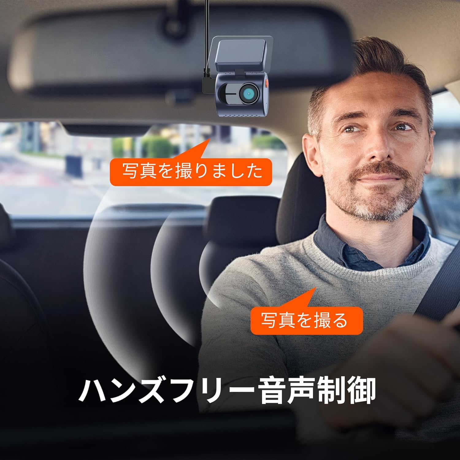MINI3 PRO ドライブレコーダー 2K解像度 スマートフォン連動 超小型 ブラック