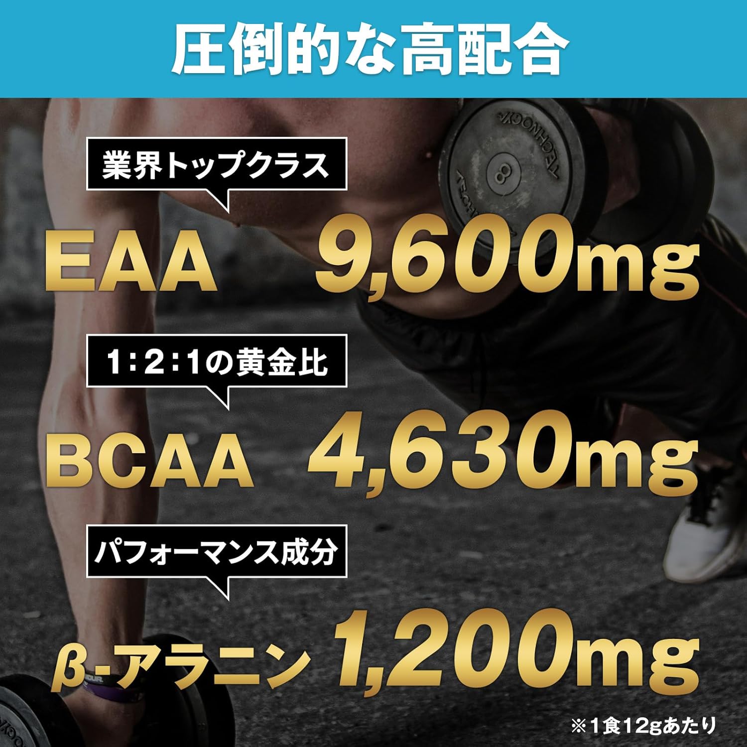国産EAA白ぶどう風味オールインワンBCAAサプリ520g