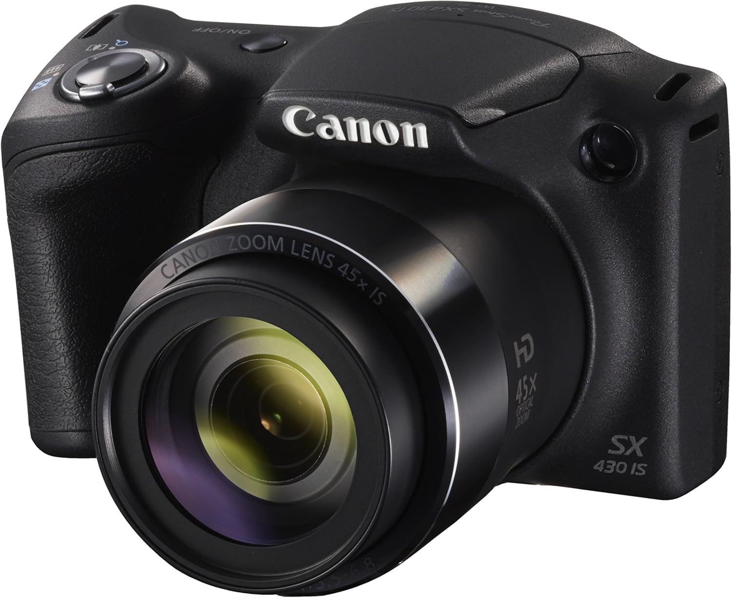 コンパクトデジタルカメラ キヤノン PowerShot SX430 IS ブラック 光学45倍ズーム・Wi-Fi対応