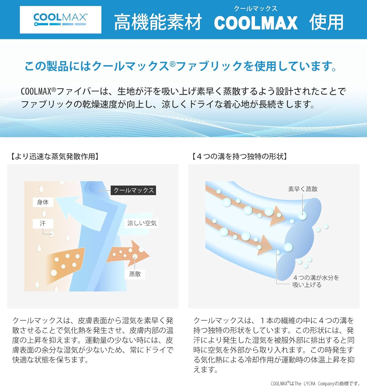 クールマックス吸汗速乾メンズ・レディーストレッキングソックス VA-8254