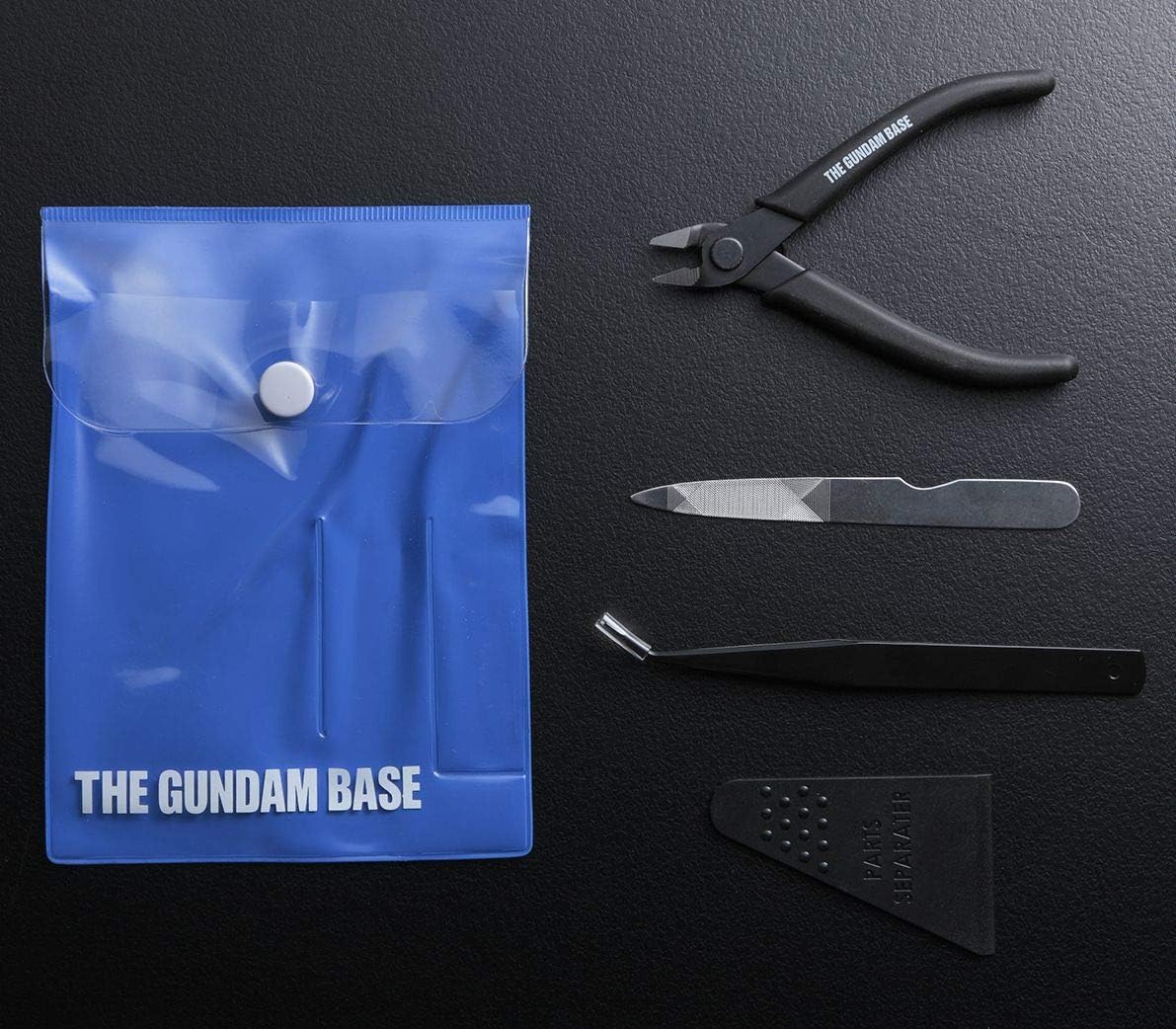 ガンダムベース限定 プラモデル用工具セット(ニッパー・ピンセット・セパレーター・ヤスリ)