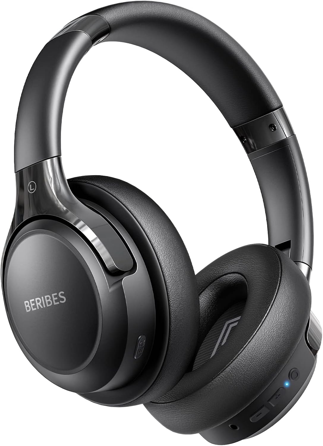 ワイヤレスヘッドフォン Bluetooth5.3 HIFIステレオ マイク付き 65時間再生 密閉型 180g