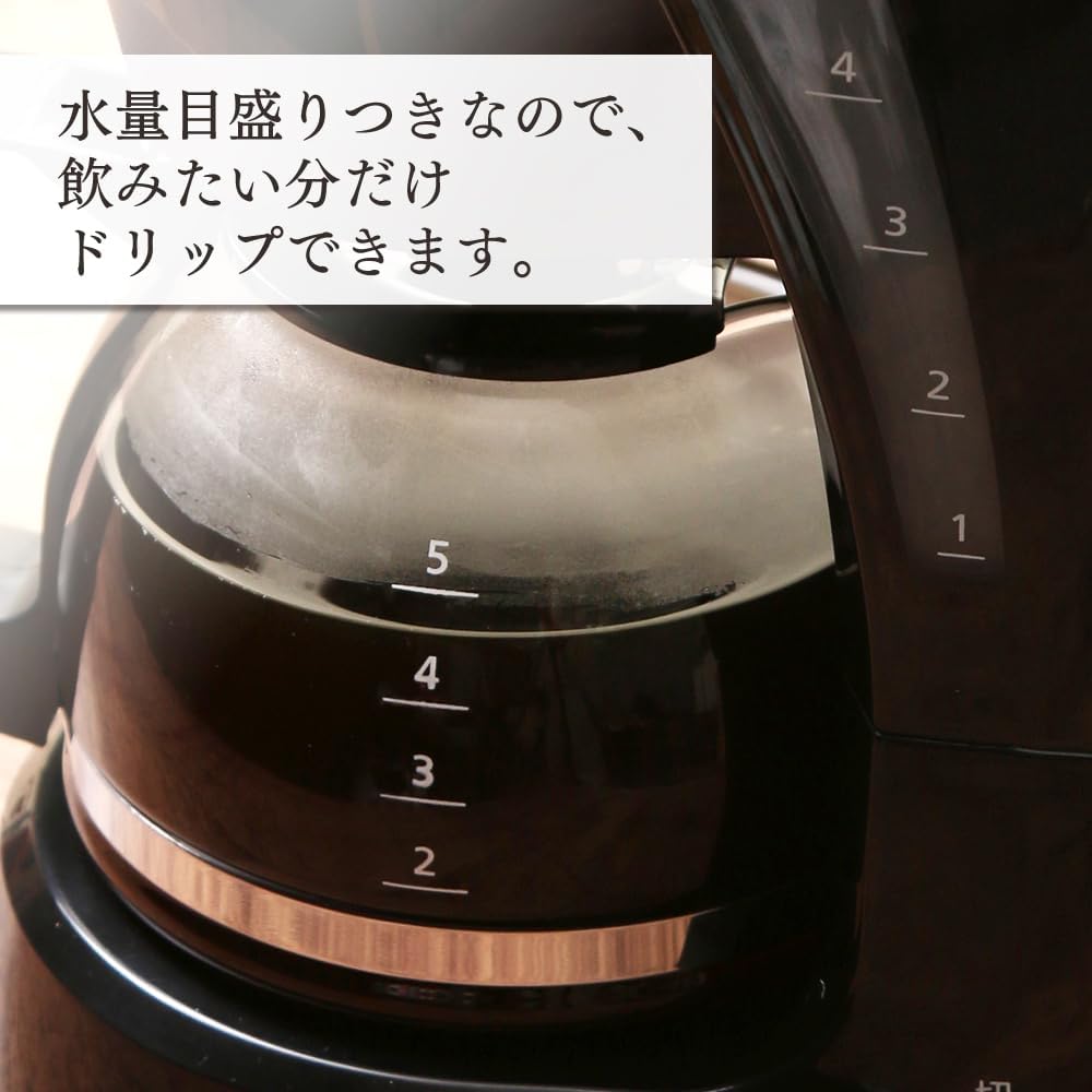 アイリスオーヤマ コーヒーメーカー ブラック CMK-650P-B