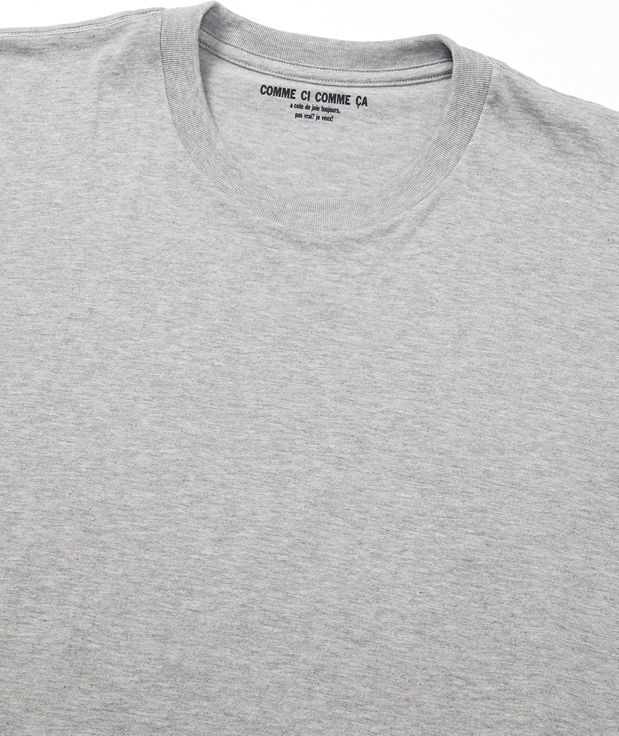 メンズ クルーネックインナーシャツ 2枚組 コムシコムサ