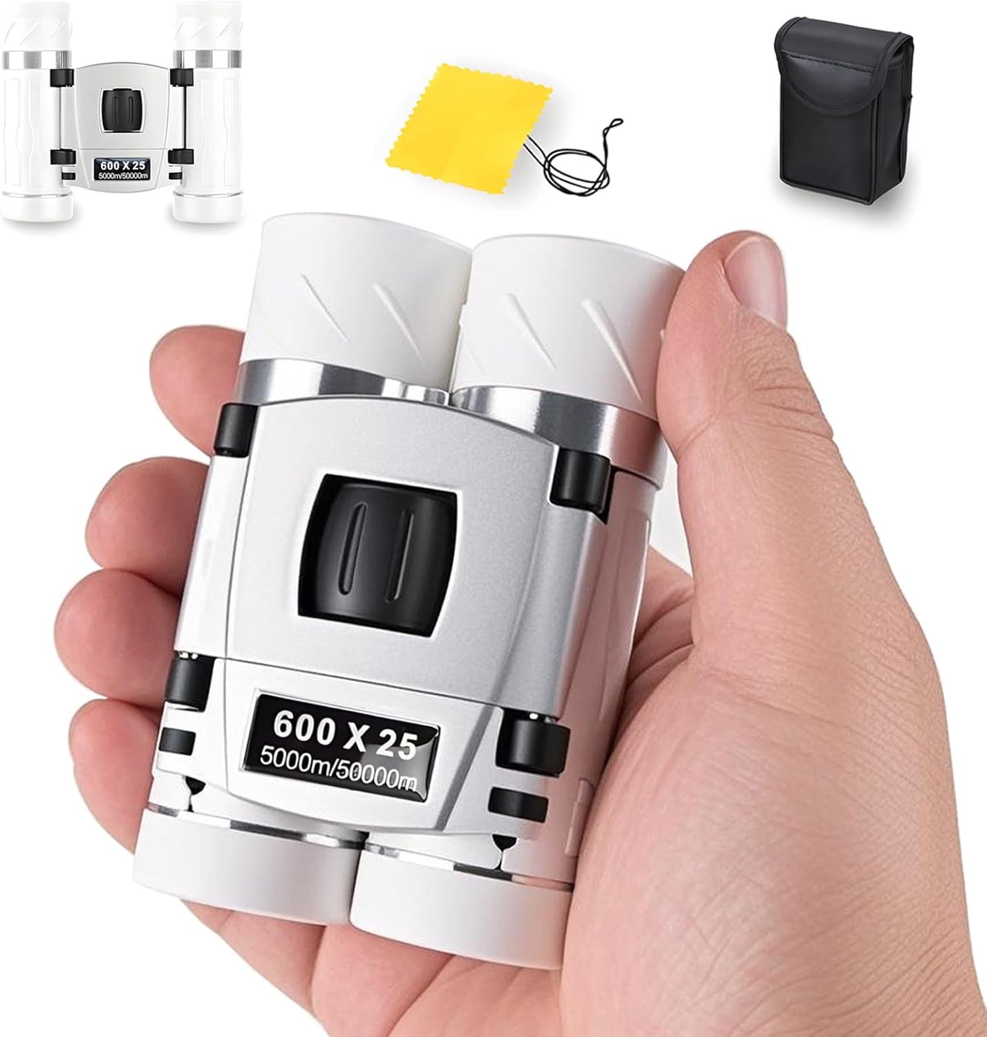 コンサート・スポーツ観戦用 20倍双眼鏡 超軽量 手ぶれ補正 BAK4光学レンズ収納ケース付き