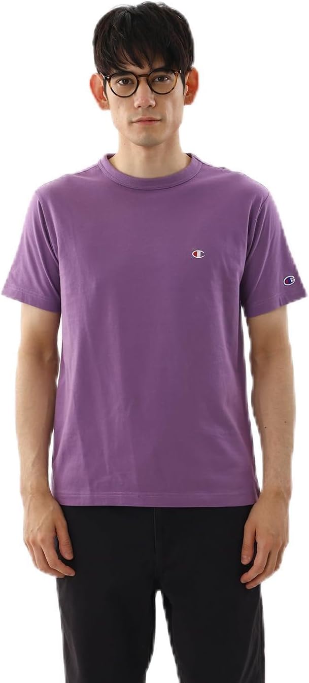 定番 USAコットン 半袖 Tシャツ メンズ ワンポイントロゴ刺繍