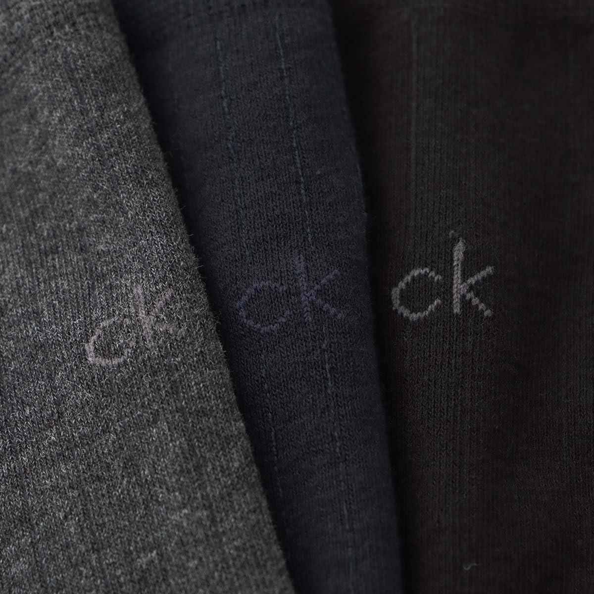 抗菌防臭太リブのクルー丈ビジネスソックス3足セット メンズ