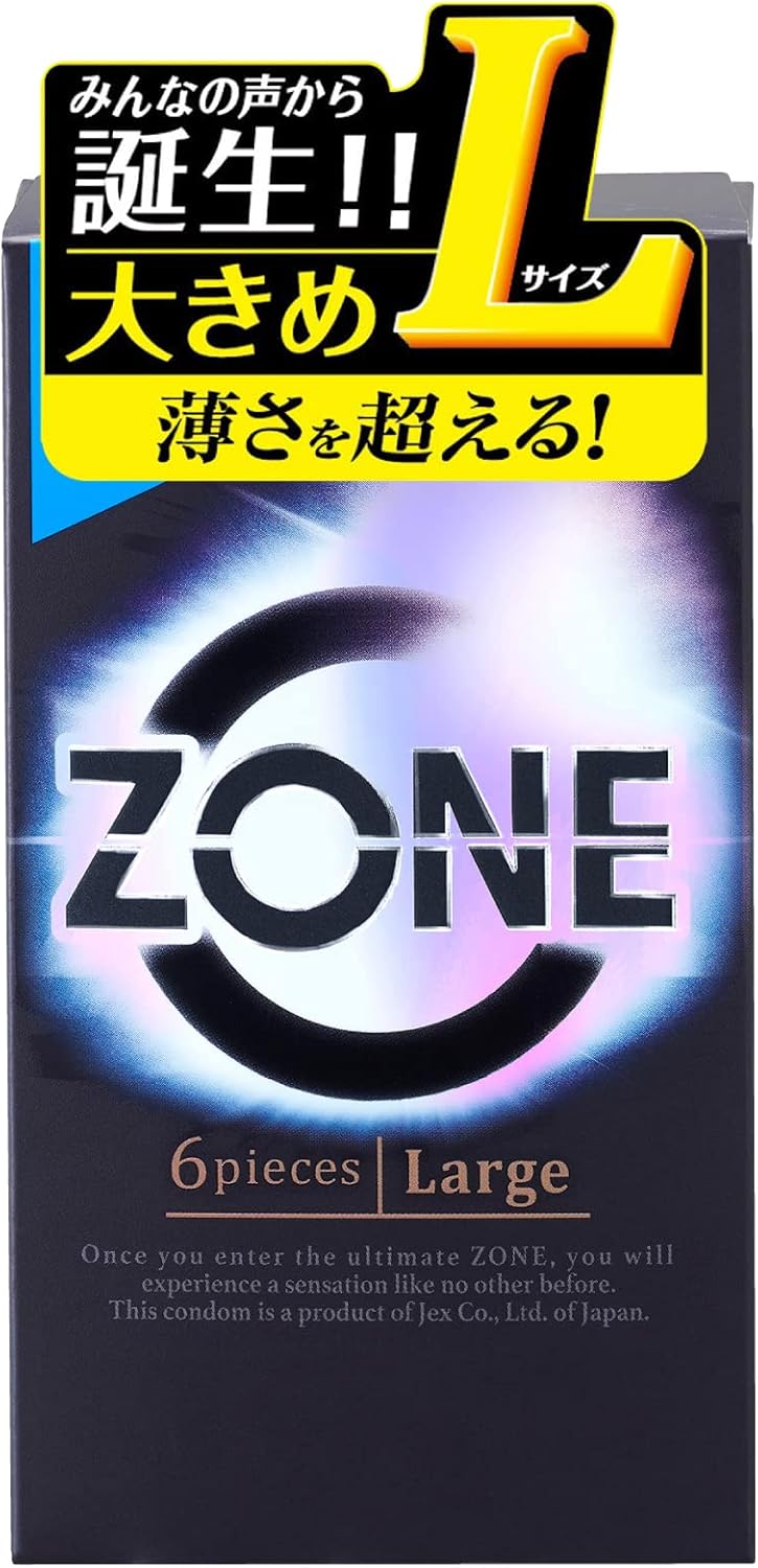まるで生感覚のZONEコンドーム Lサイズ 6個入り