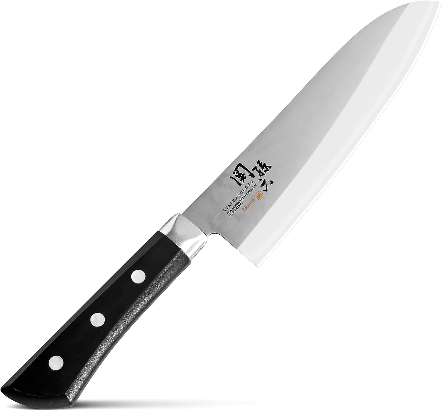 関孫六 茜 三徳包丁 165mm 食洗機対応 日本製