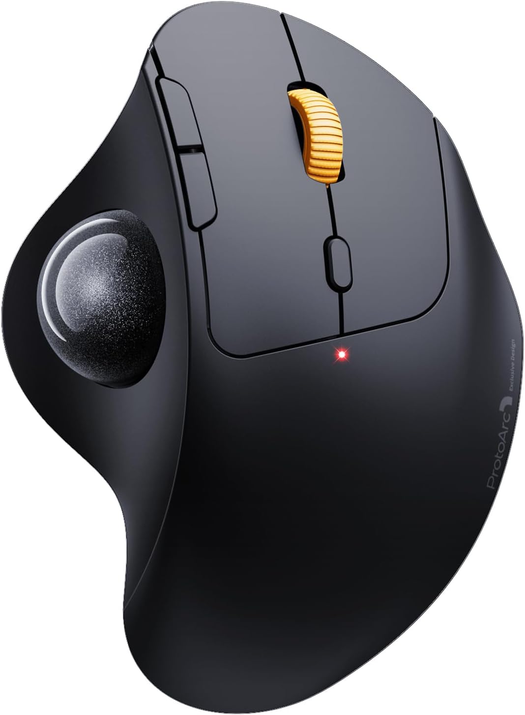 Bluetooth/2.4GHz対応トラックボールマウス 無線 静音 親指用 Type-C充電式 5段階DPI調節可能 Windows/Mac/iOS/Android対応(ブラック)【2024新登場】