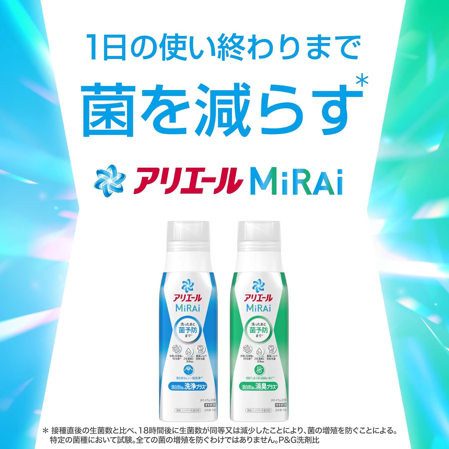 アリエール MiRAi 洗濯洗剤 濃縮タイプ 1.45kg 詰め替え用