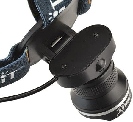 最強ルーメンLEDヘッドライト - 超強力な単三電池式ヘルメット用