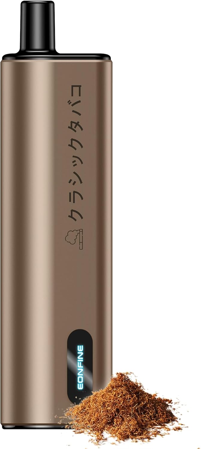 使い捨て電子タバコ スリムタイプ 13000回吸引可能 ニコチンゼロ 水蒸気タバコ
