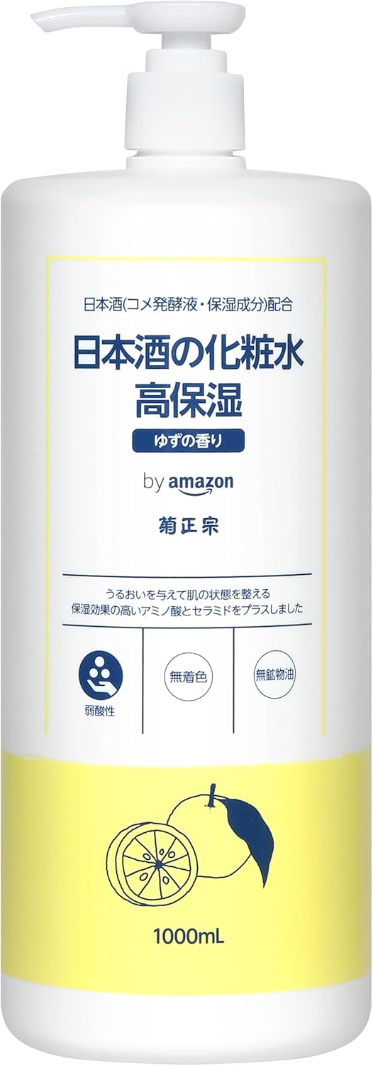 高保湿ゆず香る菊正宗日本酒化粧水 1,000mL