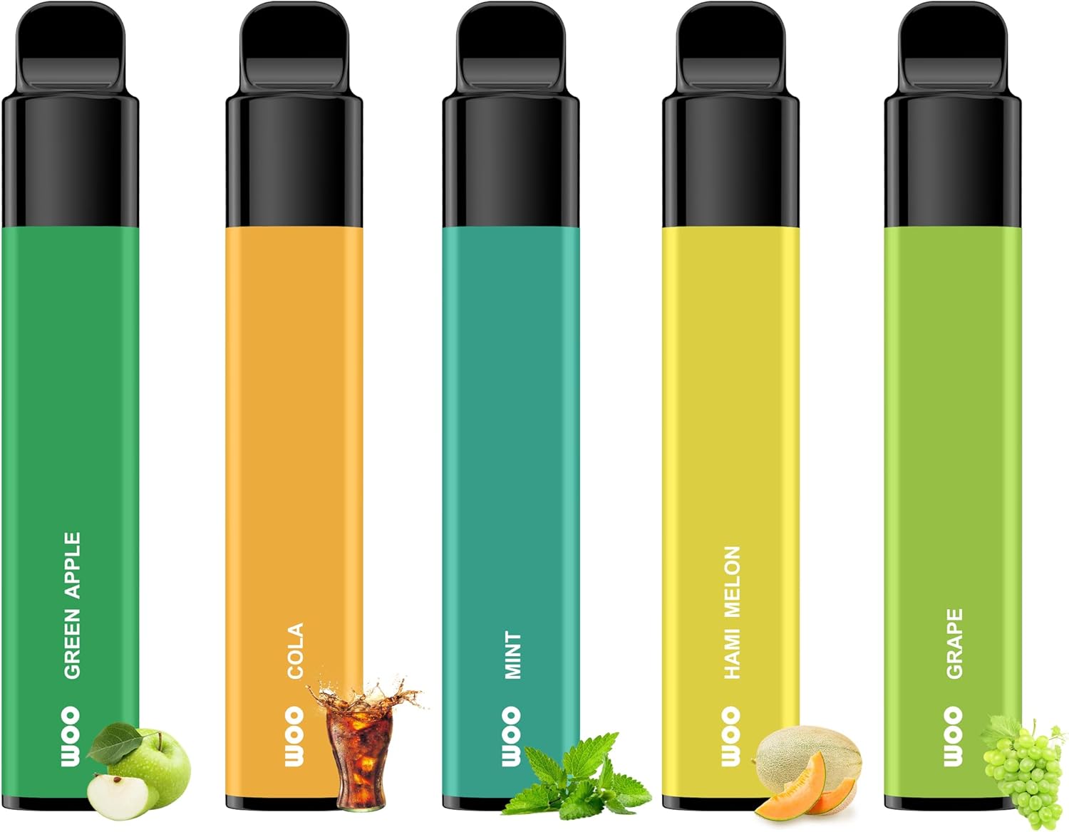 使い捨て電子タバコ 20000回吸引可能 5風味セット ニコチン・タール無 大容量 VAPE