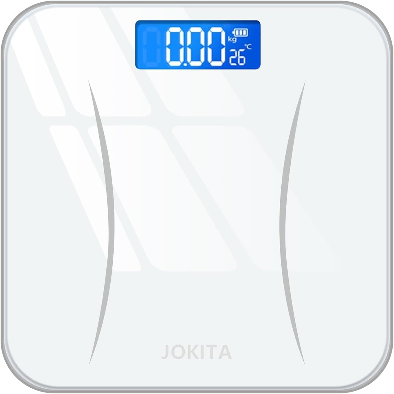 デジタルヘルスメーター コンパクト 自動電源ON/OFF バックライト付き 180kg対応