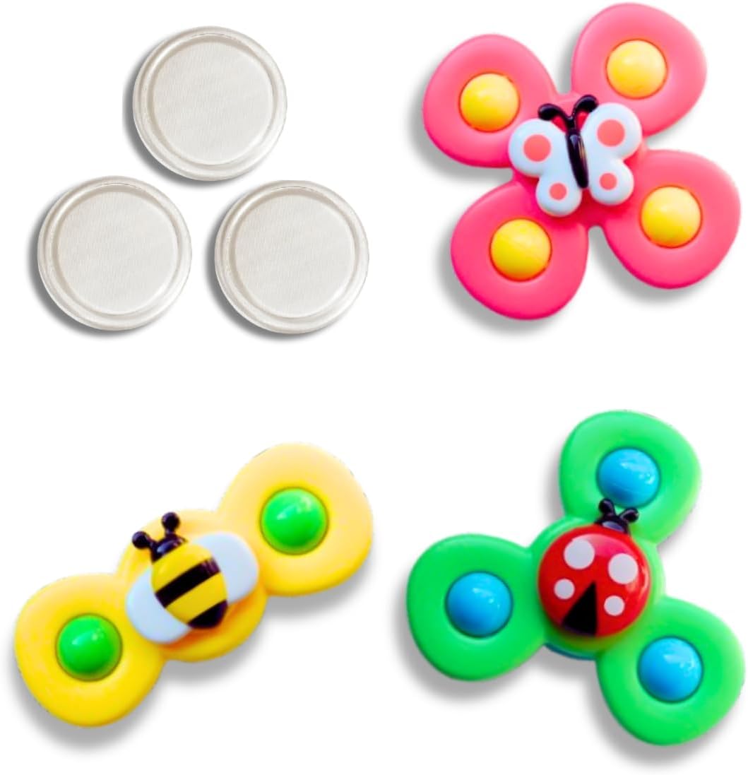 保育士推薦 ハンドスピナー STマーク認証 吸盤・粘着マット付き