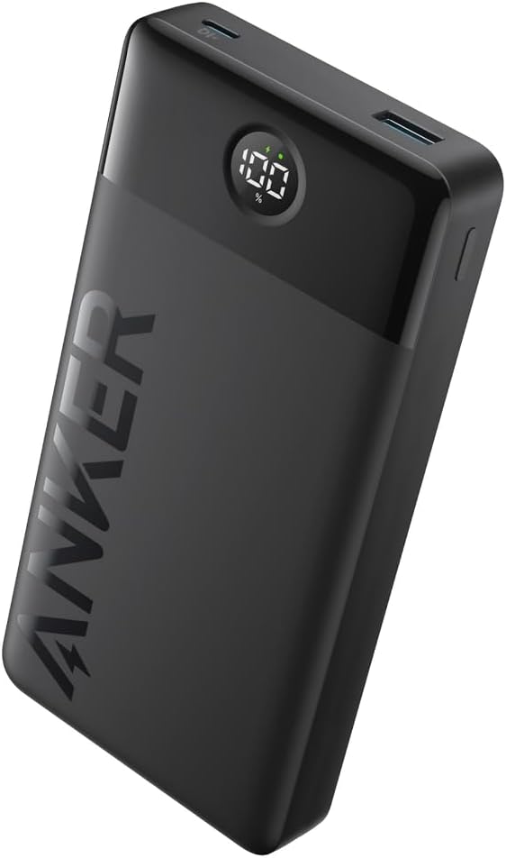 大容量モバイルバッテリー Anker 20000mAh USB-C 15W 2ポート ブラック