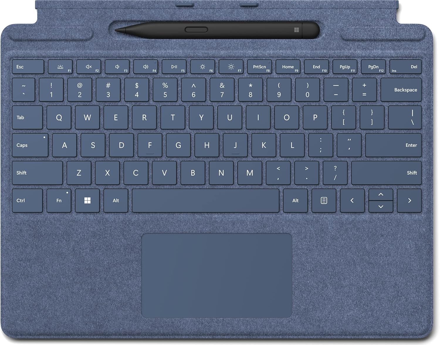サファイアカラーのSurface Pro用スリムペン付きシグネチャーキーボード