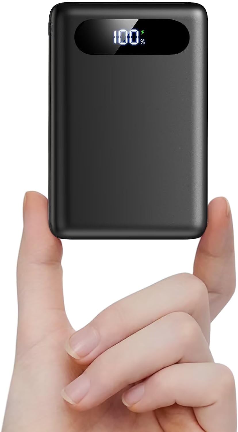 軽量大容量モバイルバッテリー 20000mAh 薄型 最大3台同時充電 PSE認証 LED残量表示 旅行・アウトドア対応