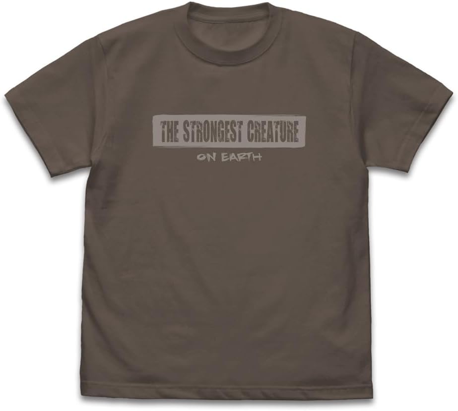 範馬刃牙 地上最強 Tシャツ（CHARCOAL、Lサイズ）