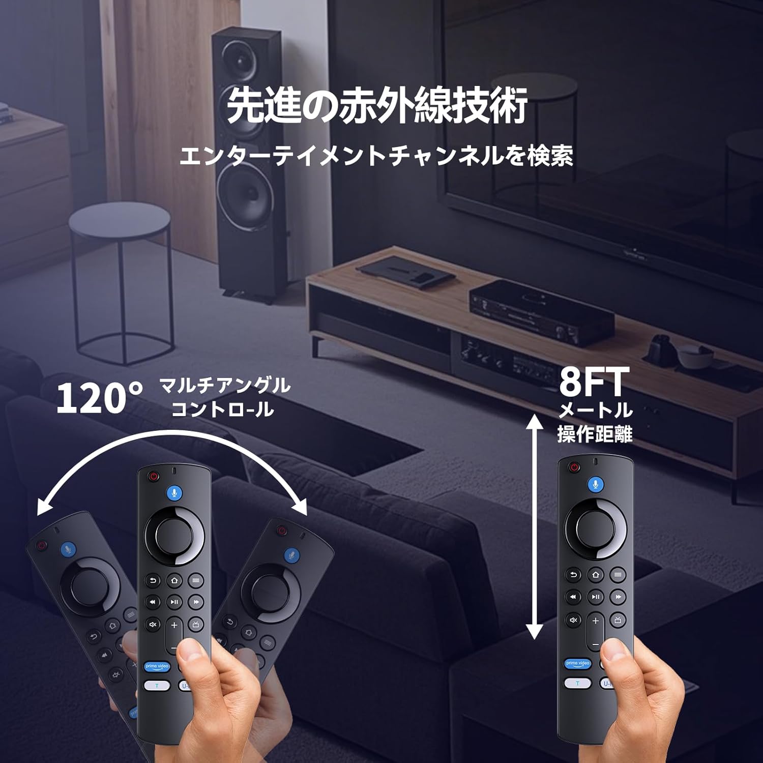 第3世代 音声リモコン U-NEXTボタン付き ファイヤースティック用
