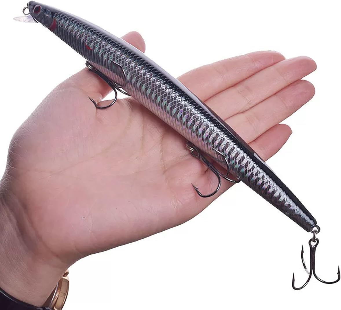 フローティングミノー 24g 10個セット 渓流・海釣り用 シーバス/ヒラメ/青物対策用