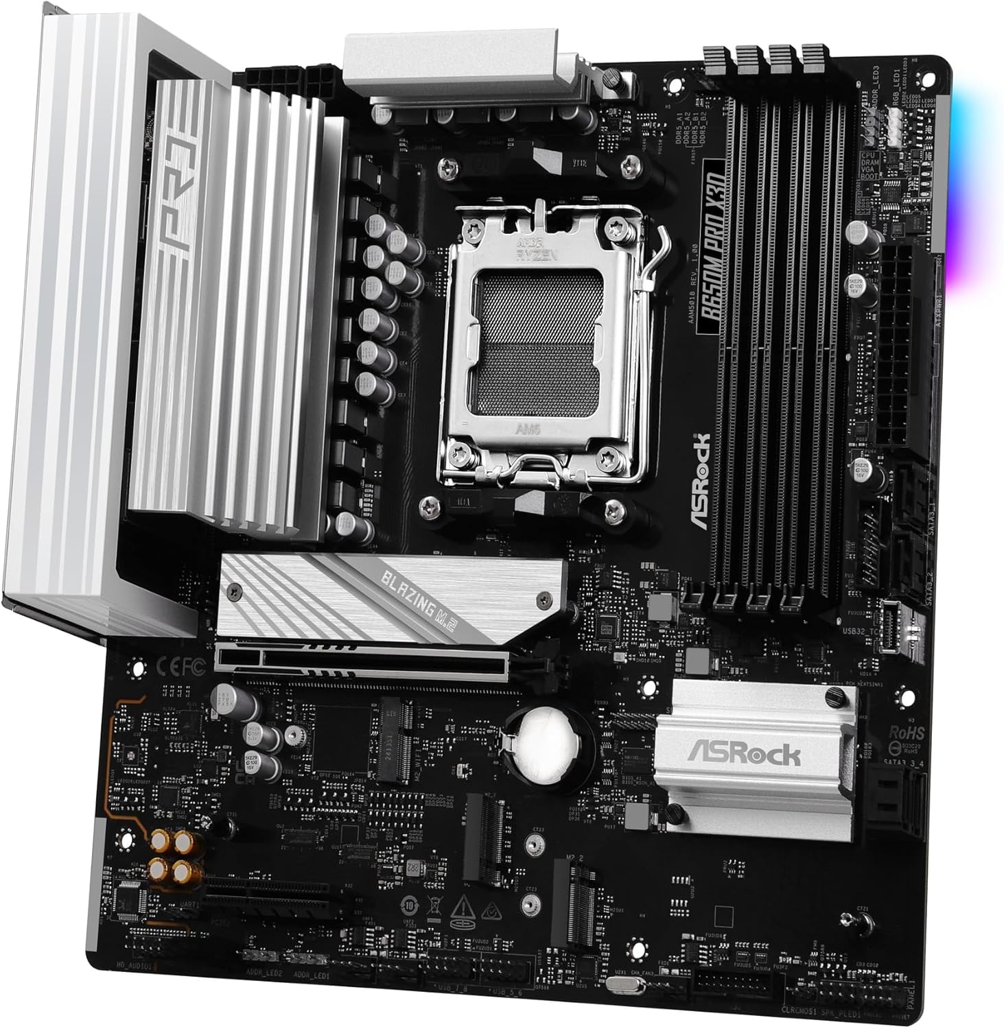 ASRock B650M Pro X3D Micro-ATXマザーボード
