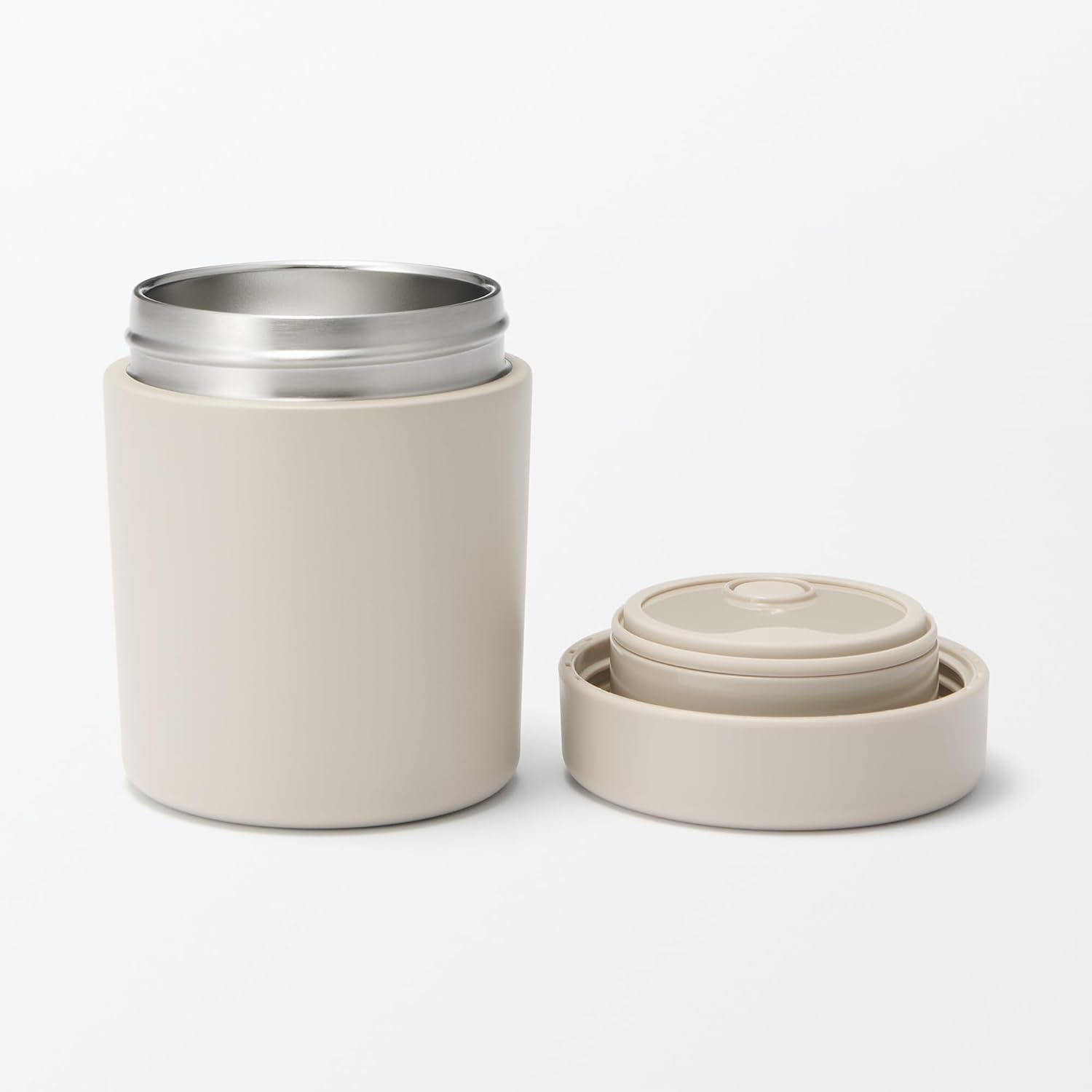 保温保冷広口スープジャー300mL グレーベージュ