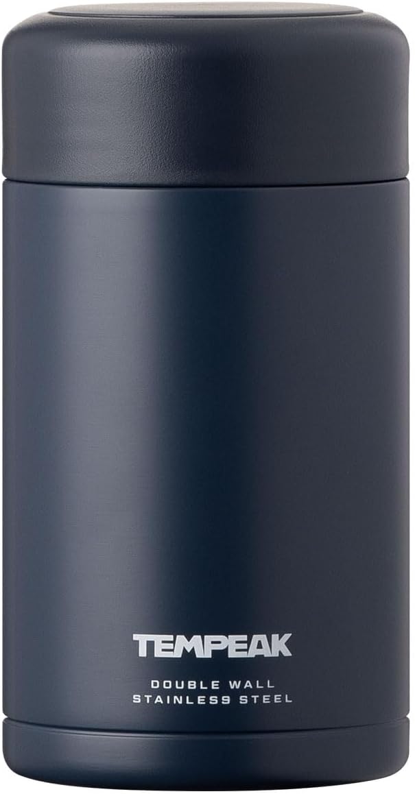 570ml ステンレス製ランチジャー 超保温・保冷機能 ネイビー