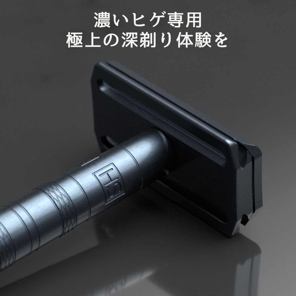 濃いヒゲ用 HENSON SHAVING AL13 シェーバー AGGRESSIVE（GREY）替刃5枚付き【メーカー保証付】