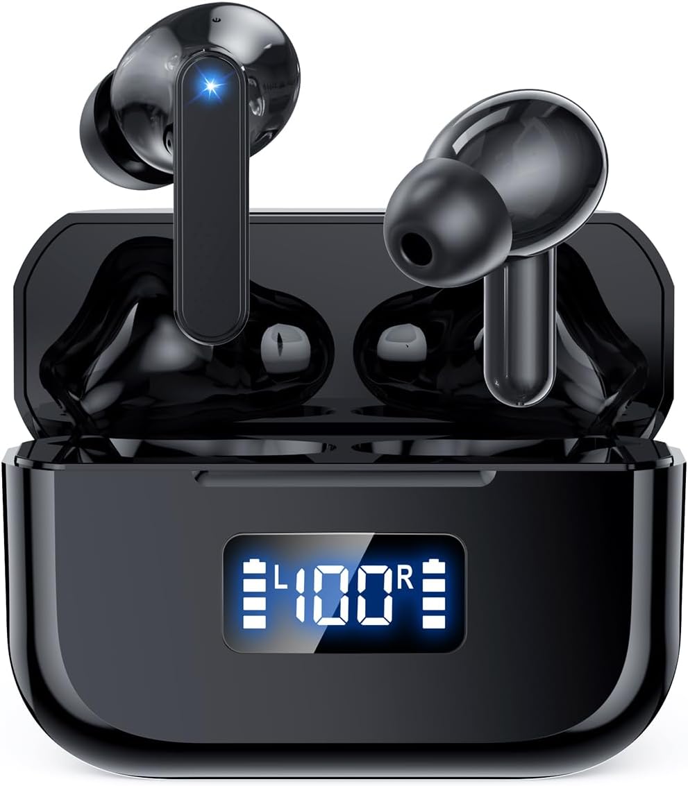 Bluetooth5.3対応・ノイズキャンセリングの軽量ワイヤレスイヤホン【2025年新発売】