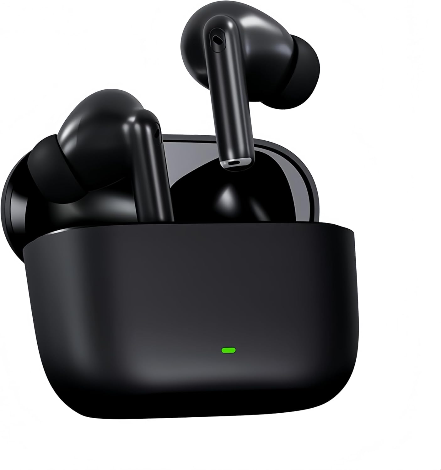2025新モデル ワイヤレスイヤホン Bluetooth ノイズキャンセリング マイク付き IPX7防水 ブラック
