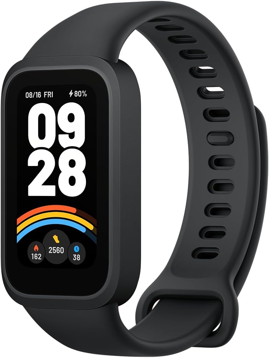 Xiaomi Band 9 スマートウォッチ 24時間健康管理 軽量デザイン 交換可能フレーム ブラック