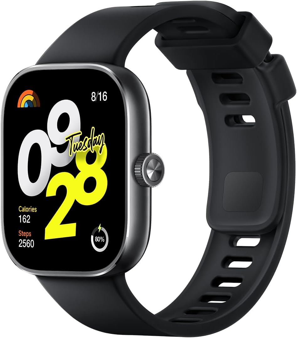 Redmi Watch 4 スマートウォッチ 1.97インチ大画面 GPS内蔵 Bluetooth通話 20日間バッテリー 150種スポーツモード オブシディアンブラック