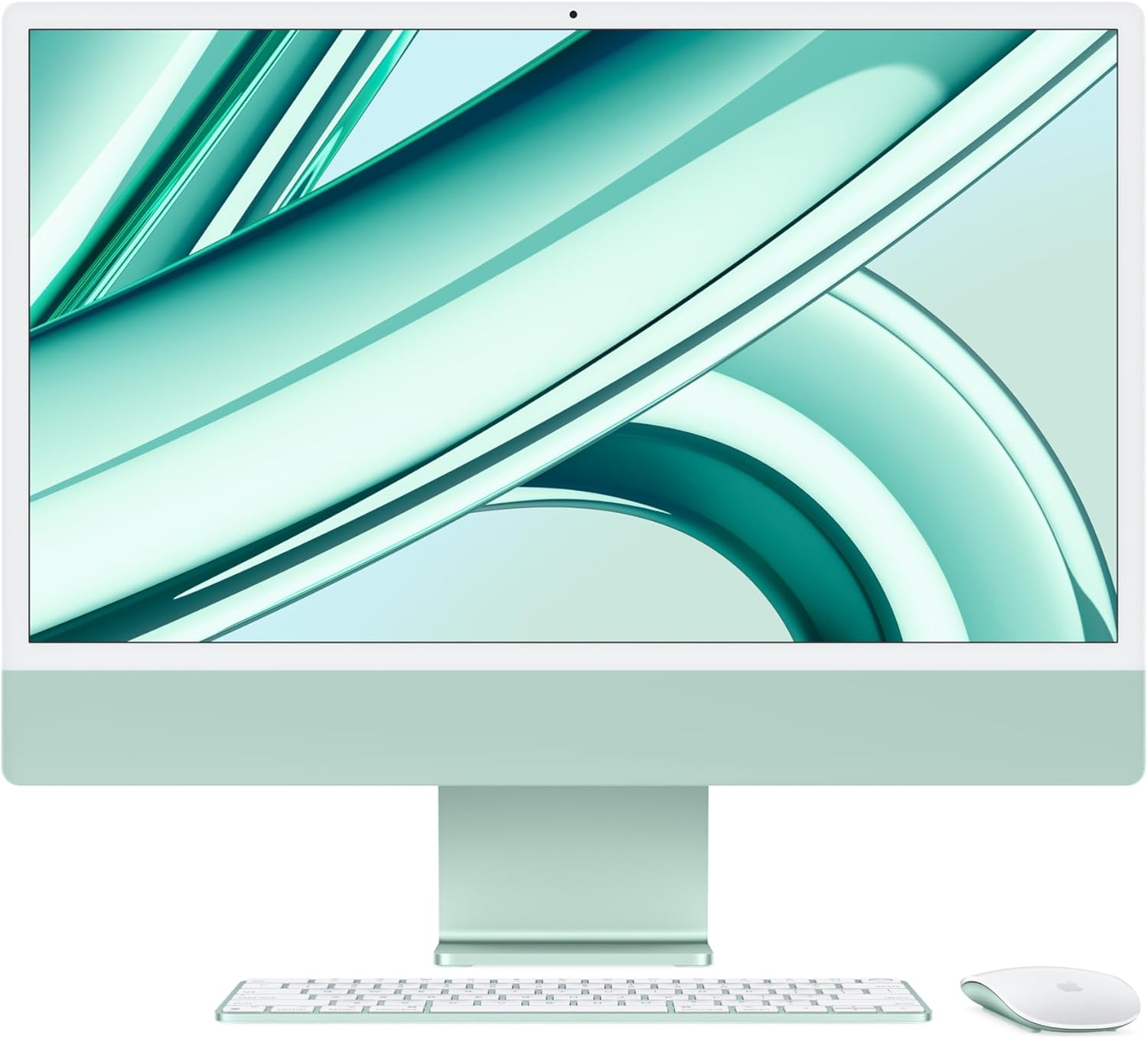 整備済み品 Apple iMac 2023 24インチ(8GB RAM、256GB SSD、M3チップ)グリーン