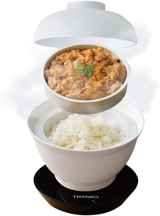 一人暮らし向けどんぶり型超高速炊飯器「炊き立て丼」