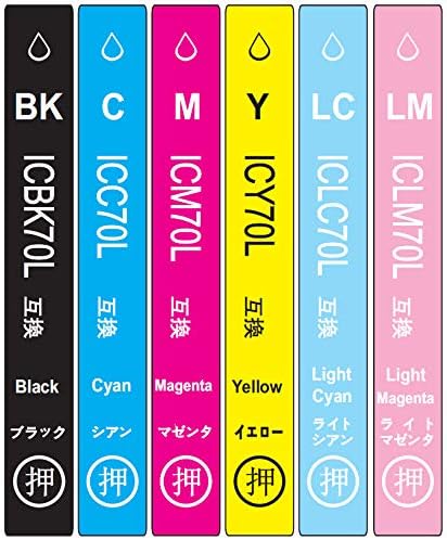 エプソン互換インク 6色増量セット IC6CL70L 対応機種多数【ink-lala】