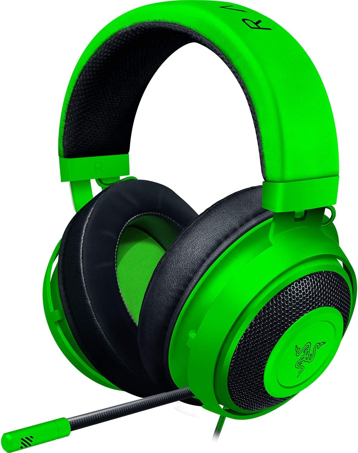 Razer Kraken Green ゲーミングヘッドセット アナログ接続 冷却ジェルパッド付き【日本正規代理店保証】