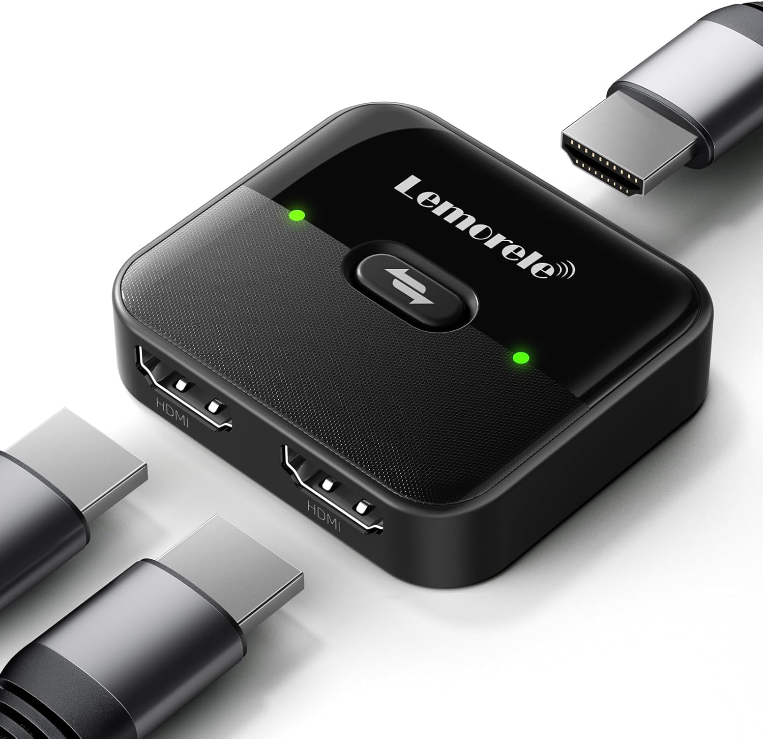 4K対応 HDMI切替器 2入力1出力 1080P手動切替器(ブラック)