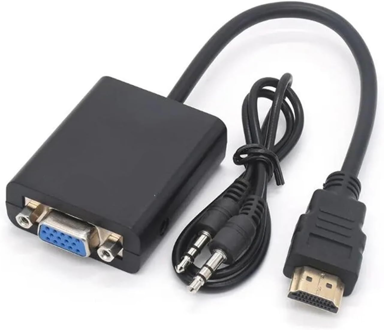 HDTVオス-メスオーディオアダプタ コンバーター 1080P対応