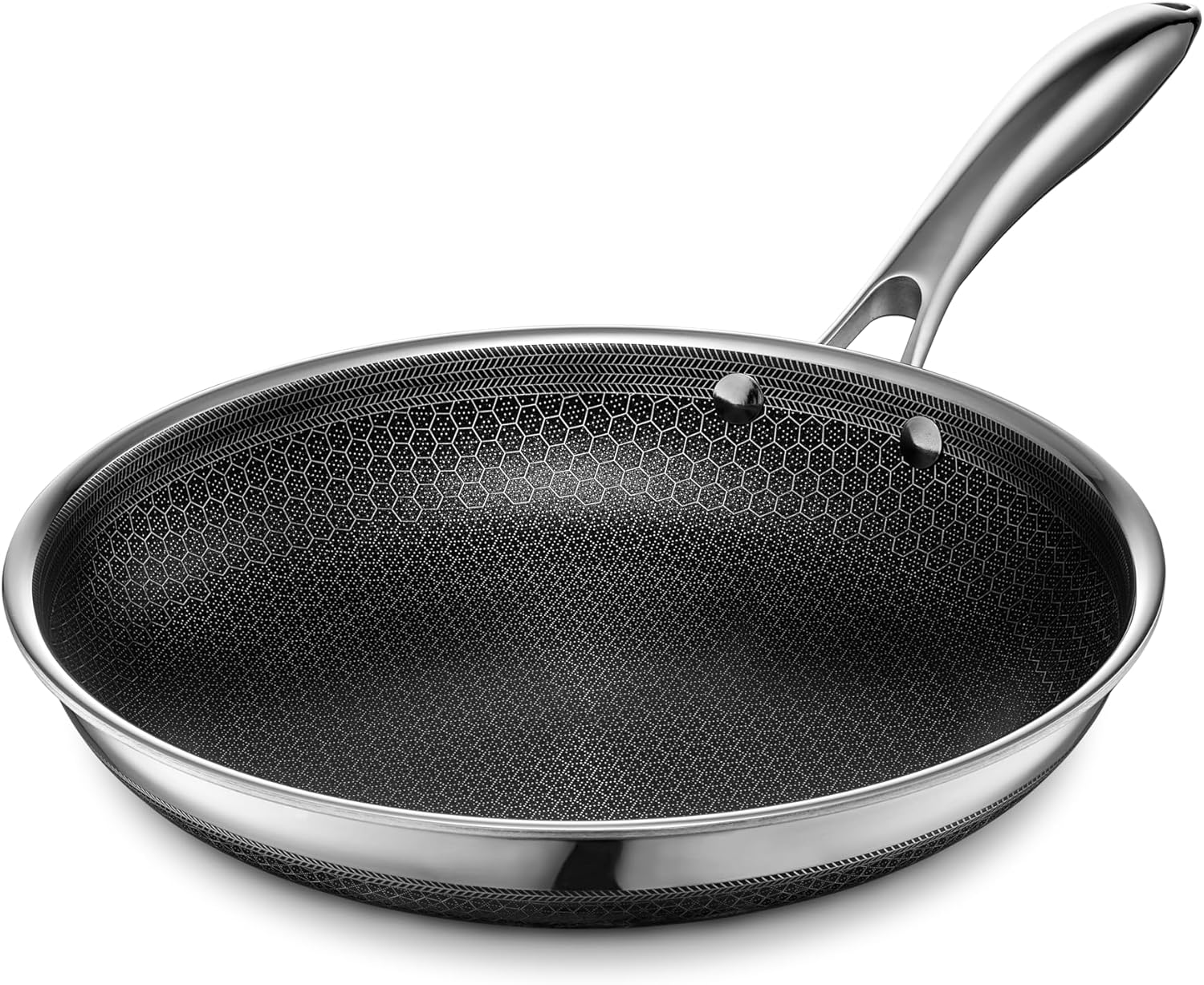 IH・オーブン・食洗器対応 26cm ノンスティックハイブリッドフライパン【HexClad】