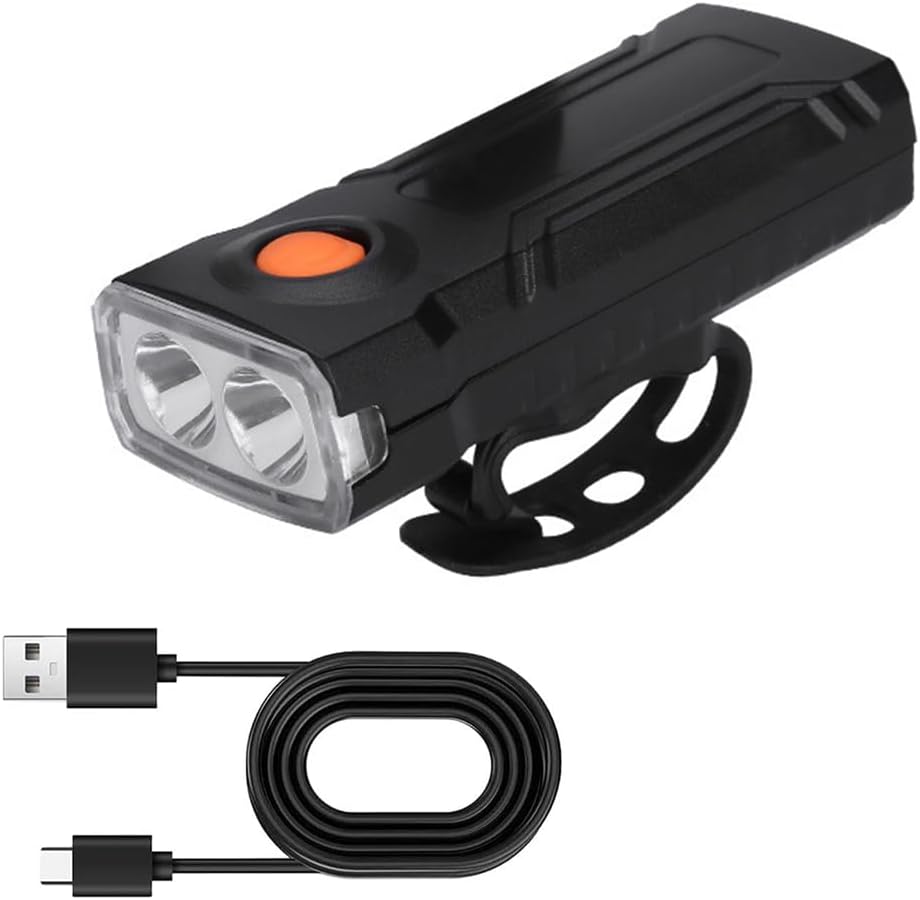 充電式高輝度LED自転車ライト USB接続 防水・防振・超小型
